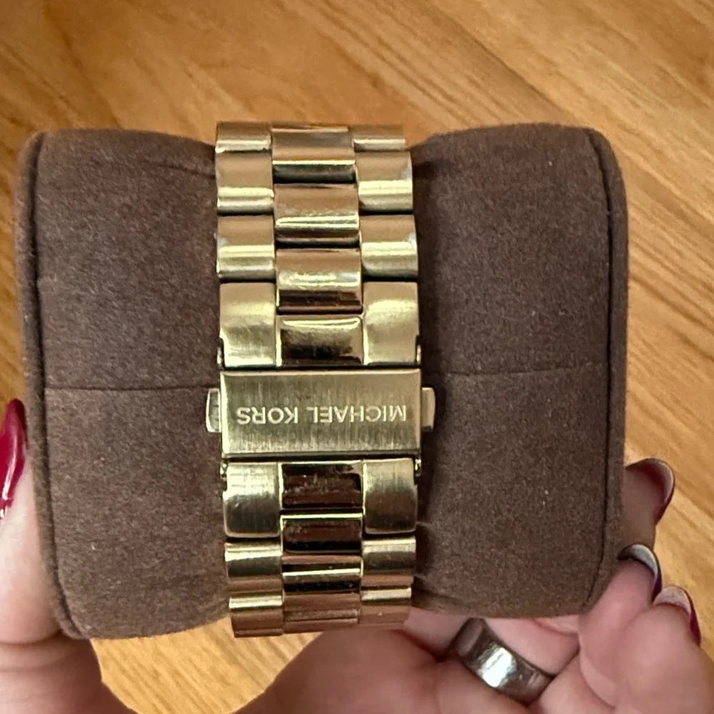 Michael Kors Unisex Gold Chronograph Watch